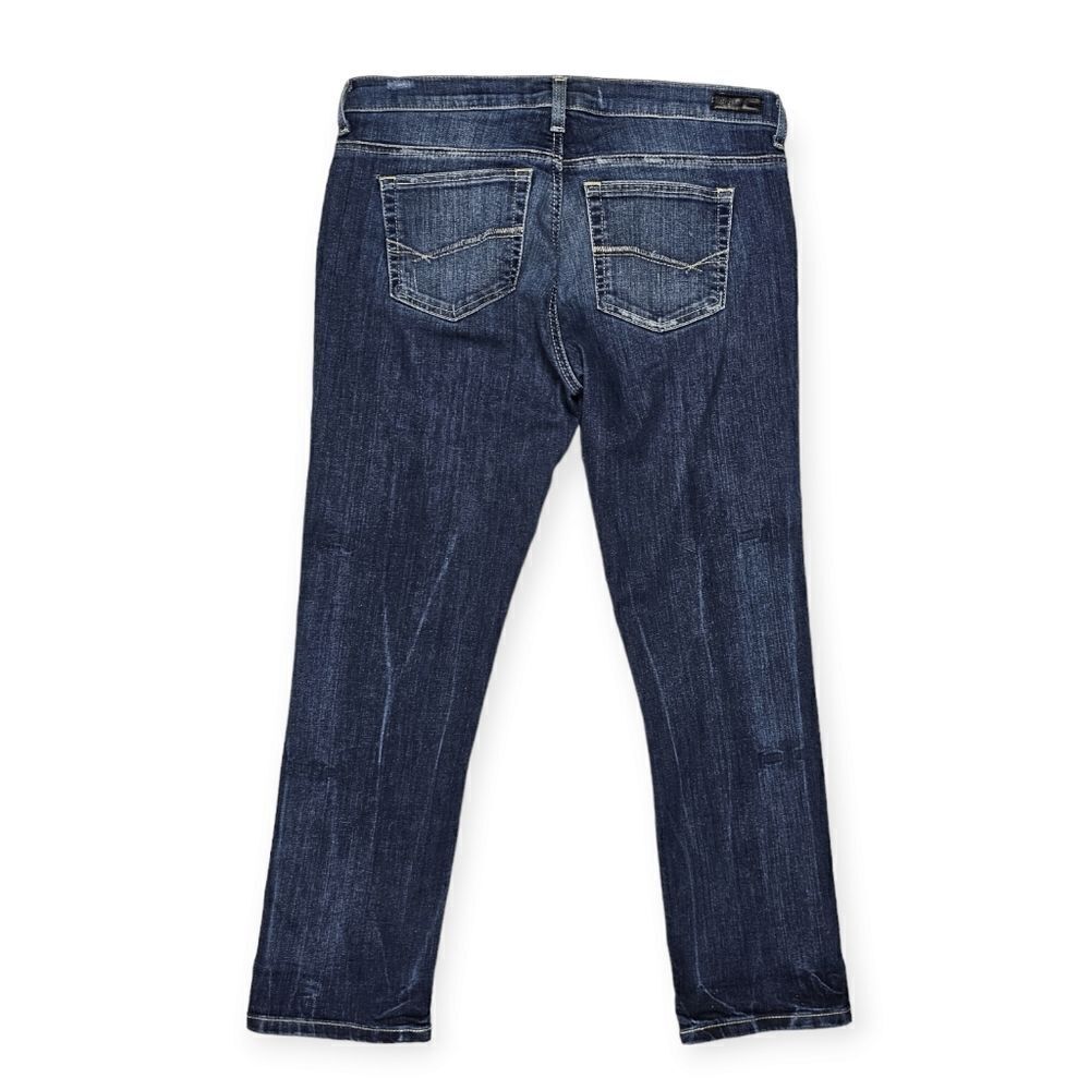 BKE Reserve Addison Dark Wash Blue Denim Bootcut Jeans Women's Size 30 - Picture 2 of 10